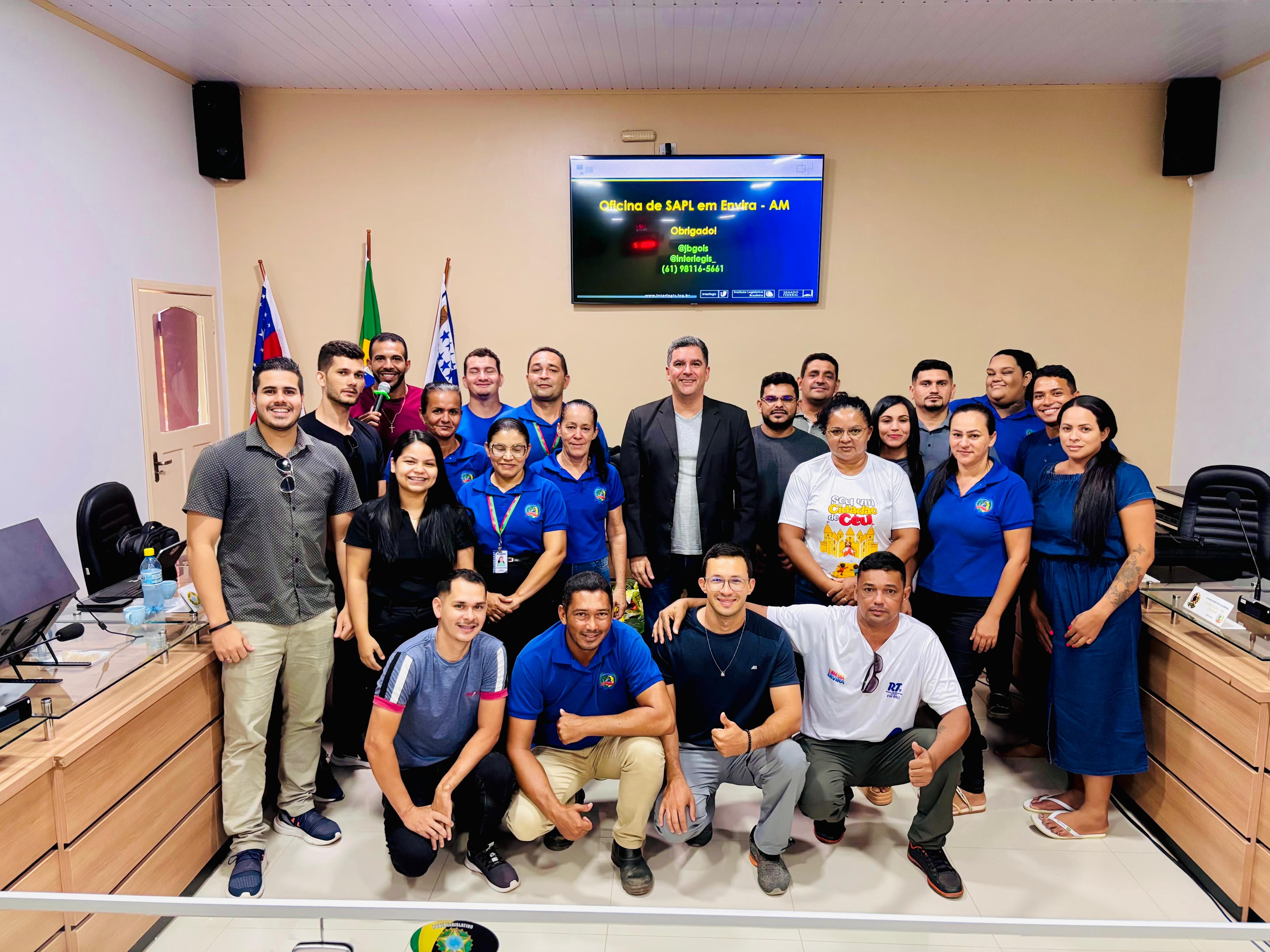 Câmara de Envira recebe Oficinas Interlegis e avança na modernização legislativa