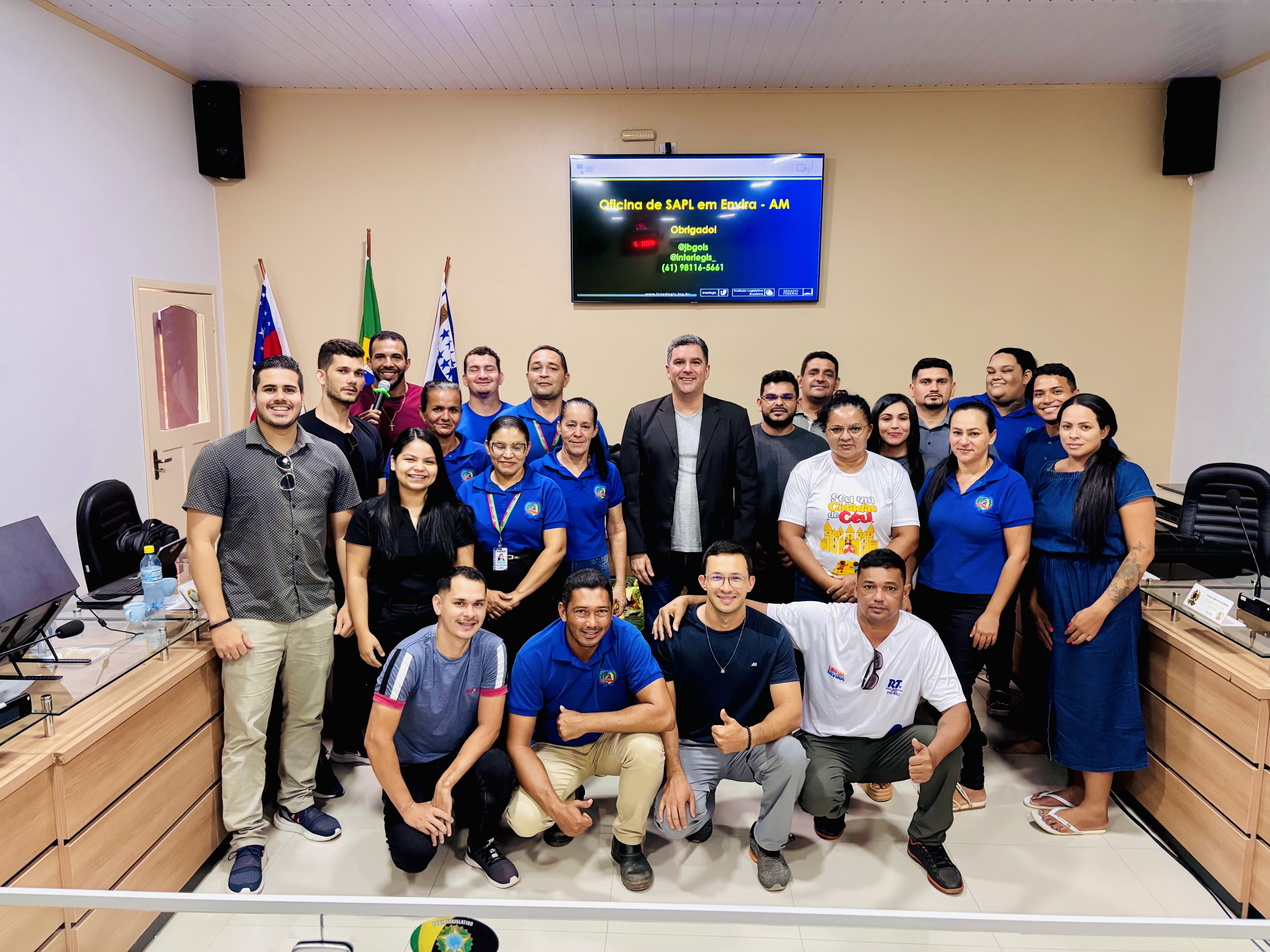 📰 Câmara Municipal de Envira promove Oficinas do Interlegis sobre SAPL e Portal Modelo